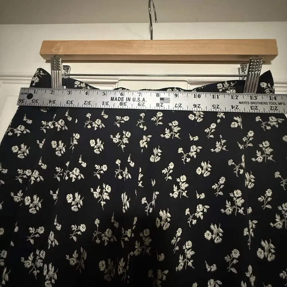 Y2K GAP Floral Print Maxi Skirt SIZE 10 / 28